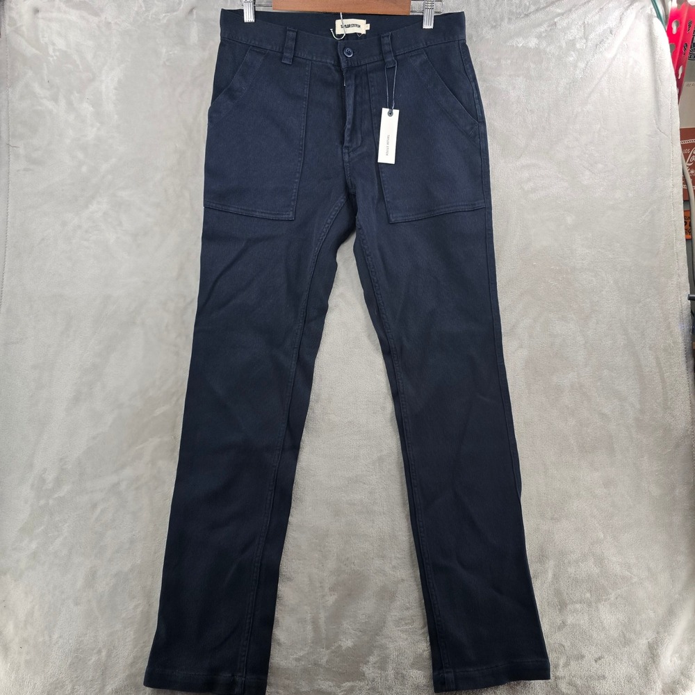Taylor Stitch Mens 31 Trail Pant Dark Navy Bedford Cord Utility Pockets NEW
